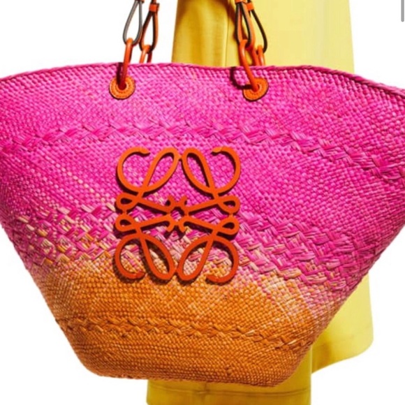 Loewe x Paula Ibiza Large Anagram Raffia Bag - Picture 2 of 3